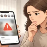 Person worried about anonymous Instagram story viewing and account safety